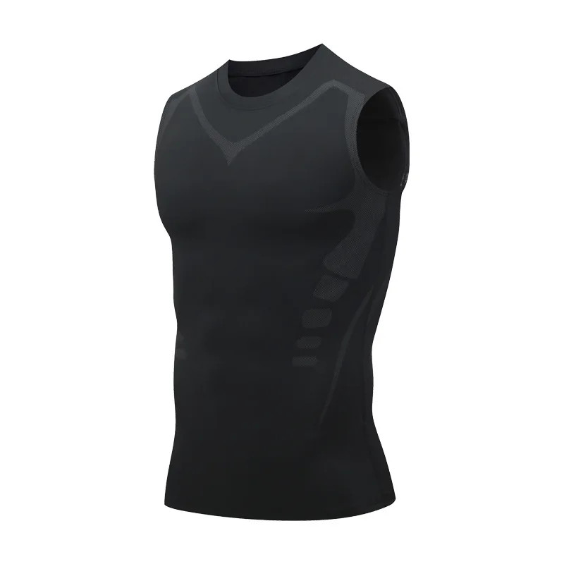 Mans Compression Tank Top Men Gym Shirt Sleeveless Quick Dry Sportswear Male Fit