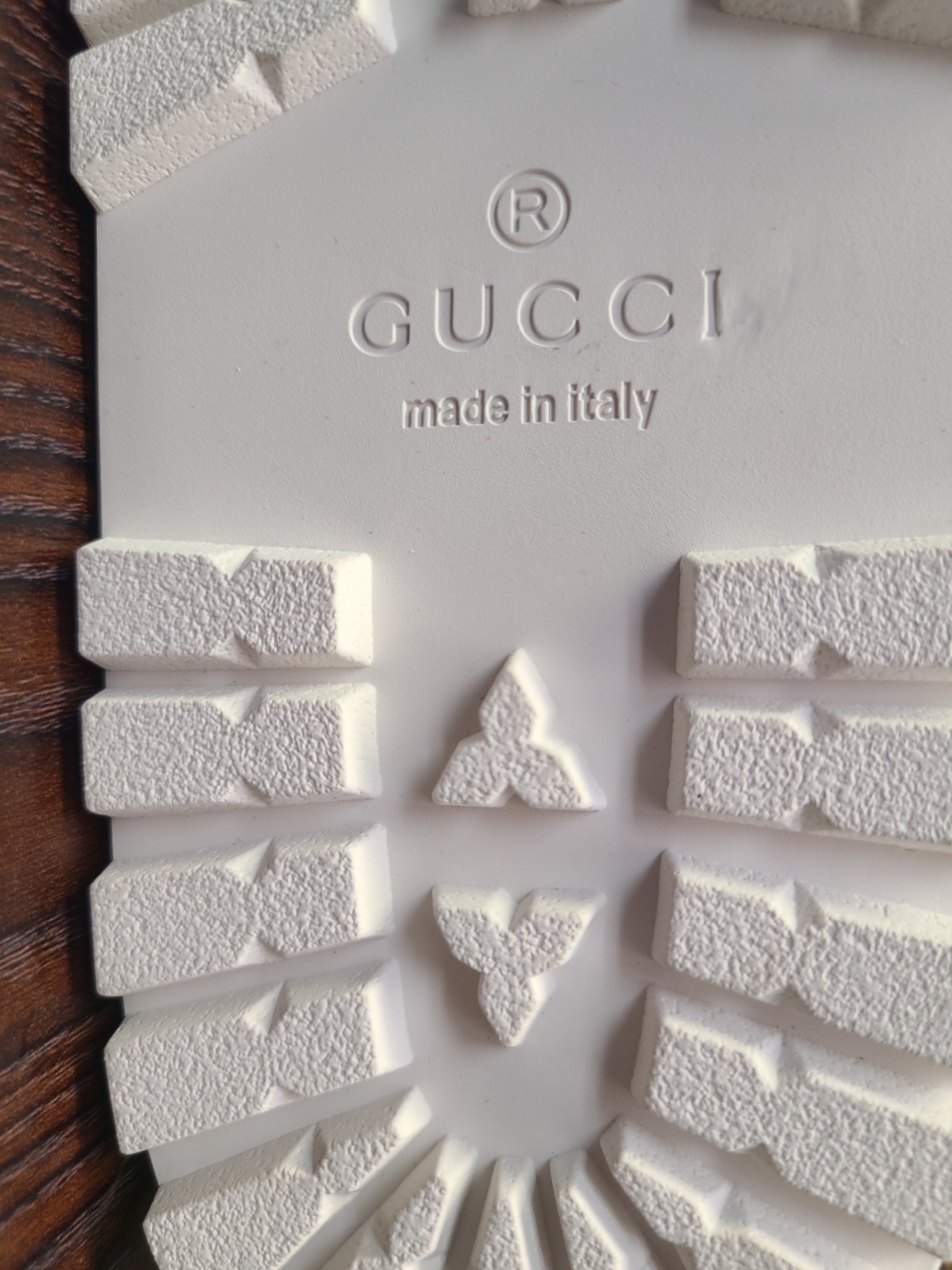 44 sizes Gucci Web Men’s Rubber SlideSandal WhiteRubber, For Teen and Women US