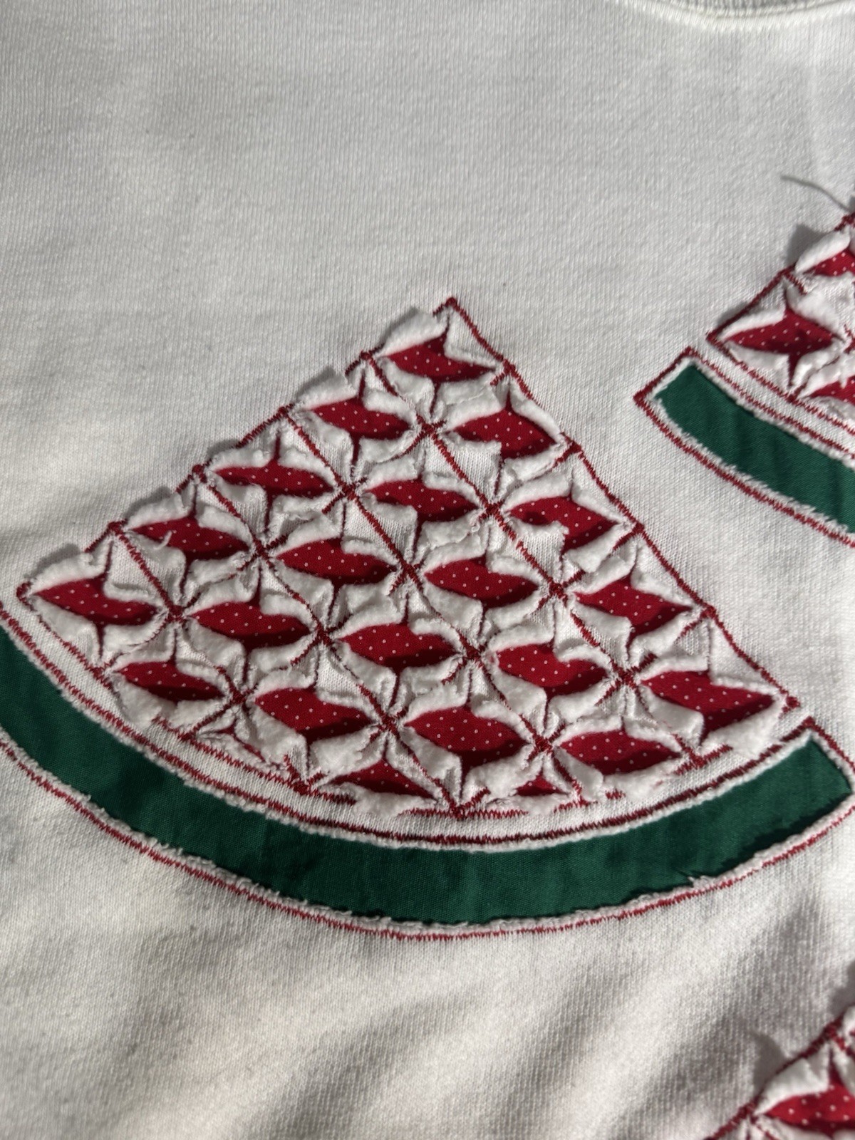 Vintage 90s Sweatshirt Watermelon Collage Sweatshirt Grunge Punk Ugly Old Lady L