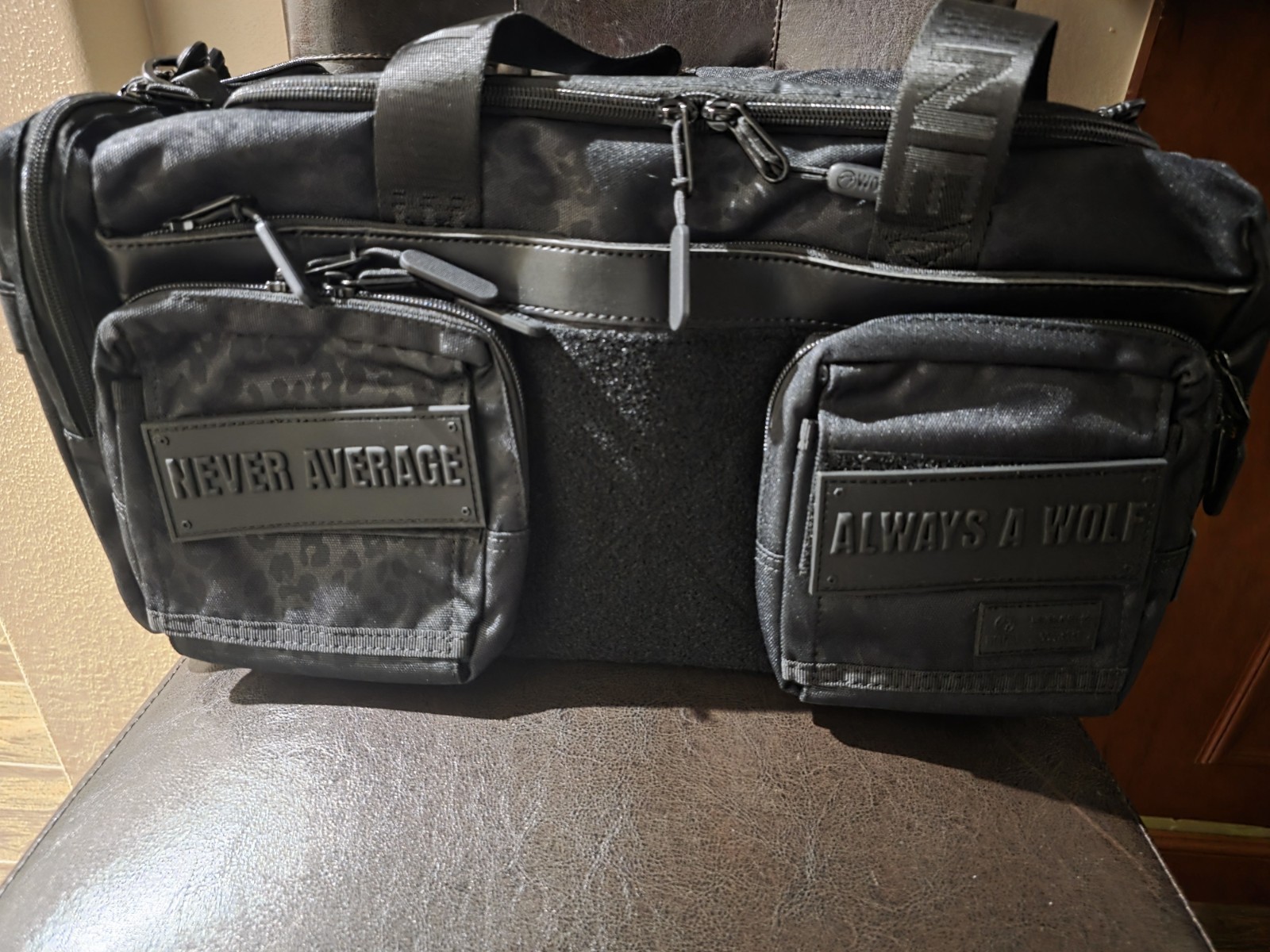 Wolfpak 30L BLACK LEOPARD DUFFLE BAG