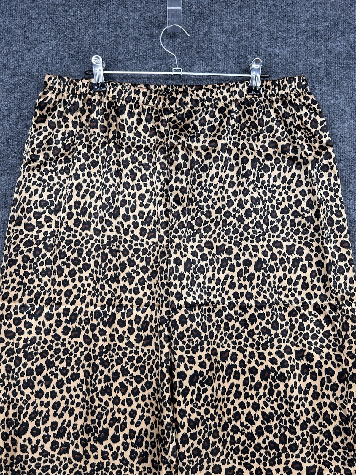 Casual Living Leopard Print Long Sleeve Pajama Set In Bag Womens L Lounge Cozy