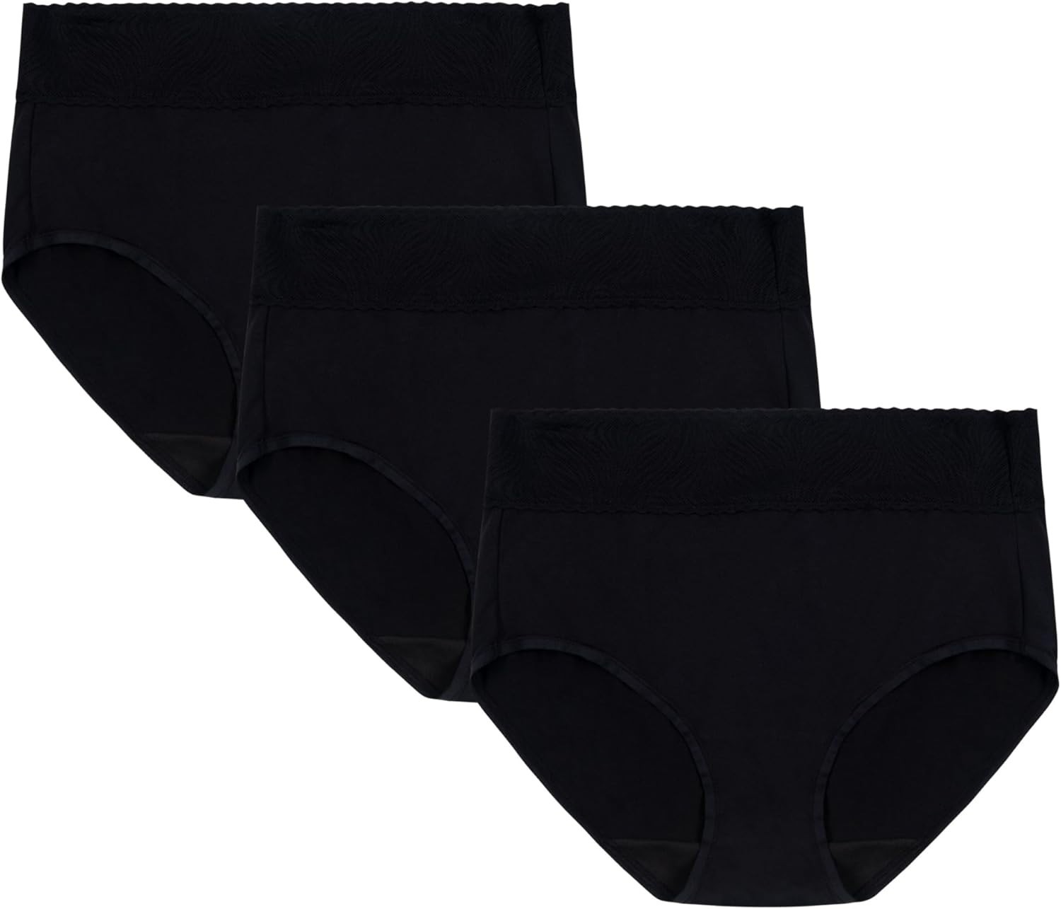 3 Pack Vanity Fair Effortless Brief Panty 13476 Neutral Womens Sz 6-10 NWT