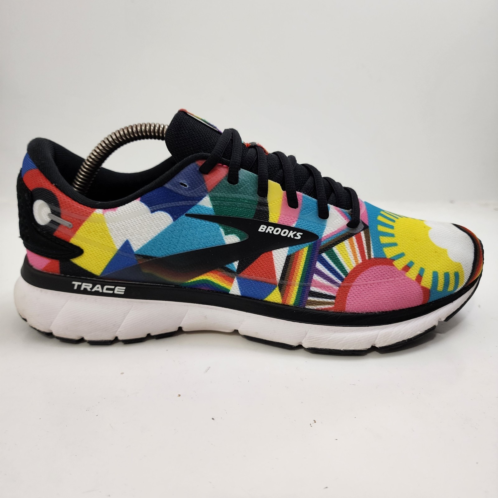 BROOKS TRACE 2 X LISA CONGDON Mens Size 10 Multicolor PRIDE Sneaker 1103881D074
