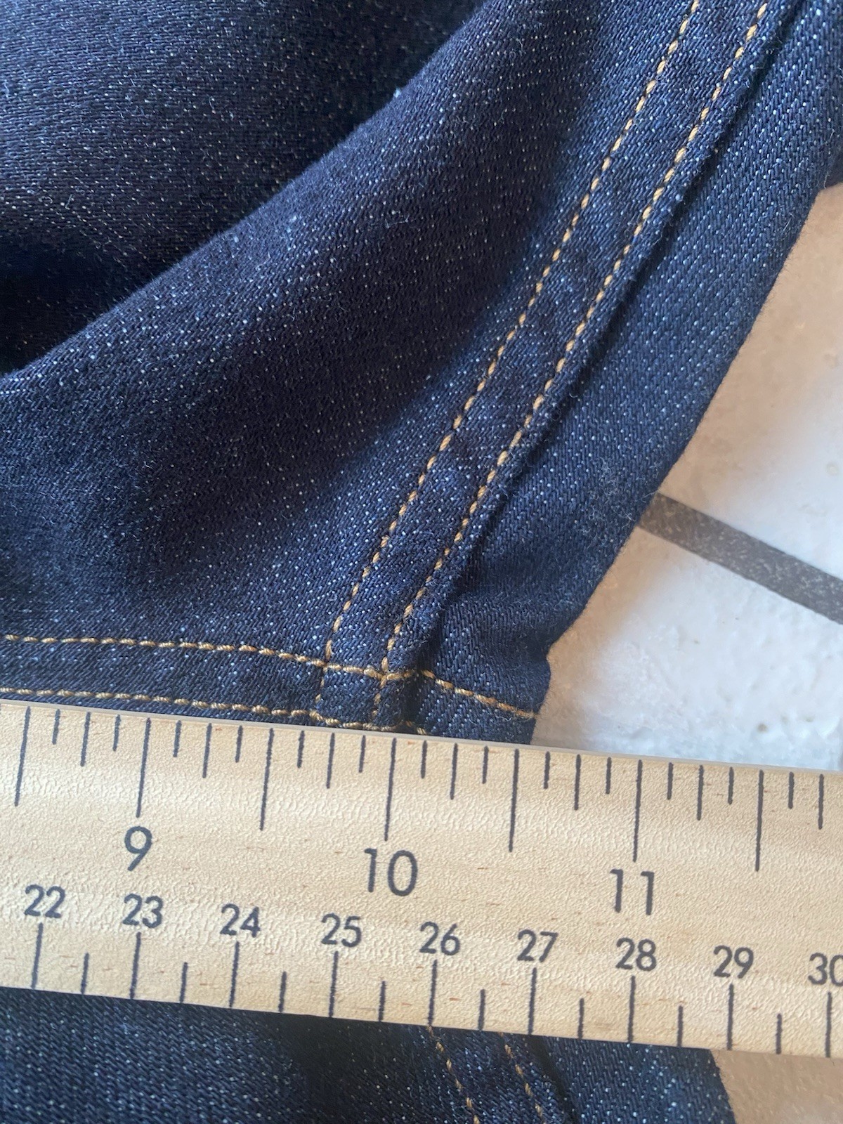 Michael Kors Core Slim Fit Dark Stretch Denim Straight Leg Jeans Mens 32×34 NWT