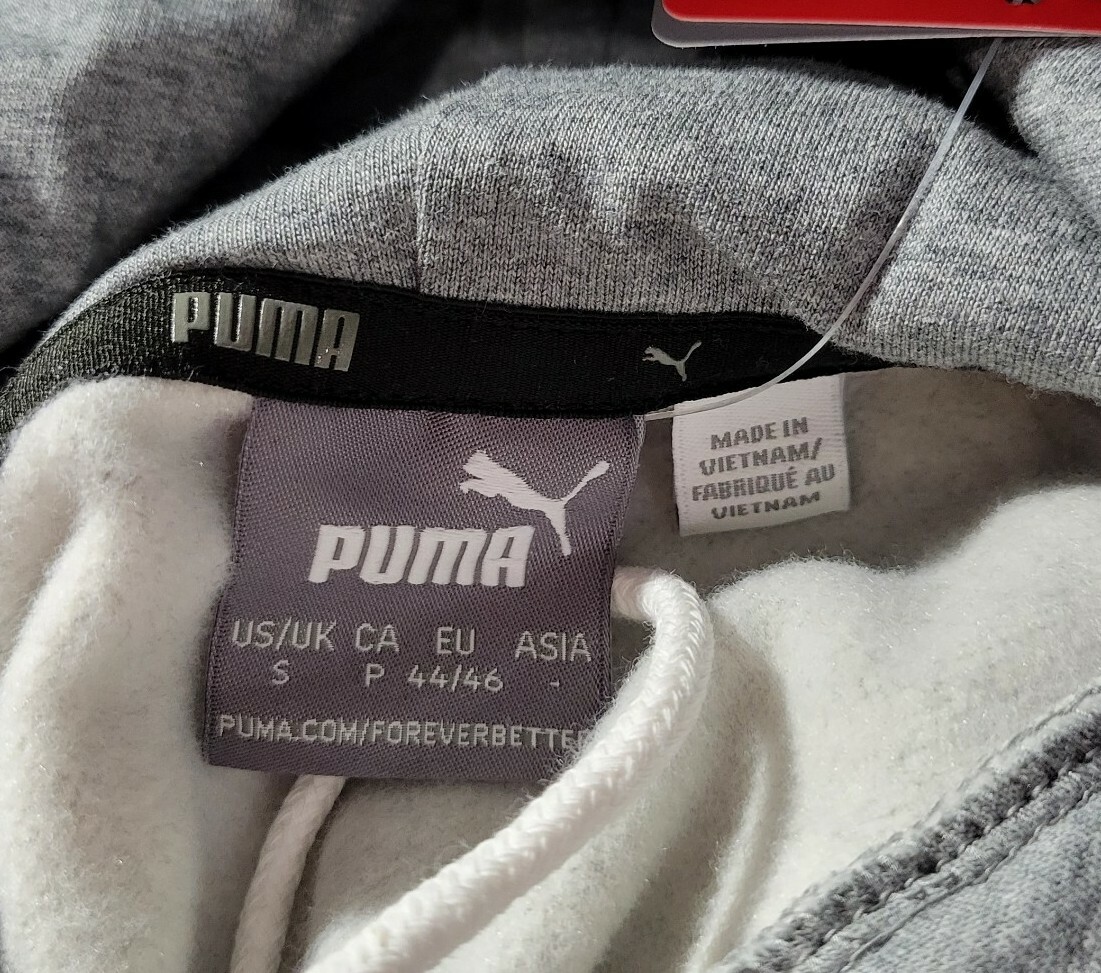 Puma Unisex Gray Small Midfield Hoodie