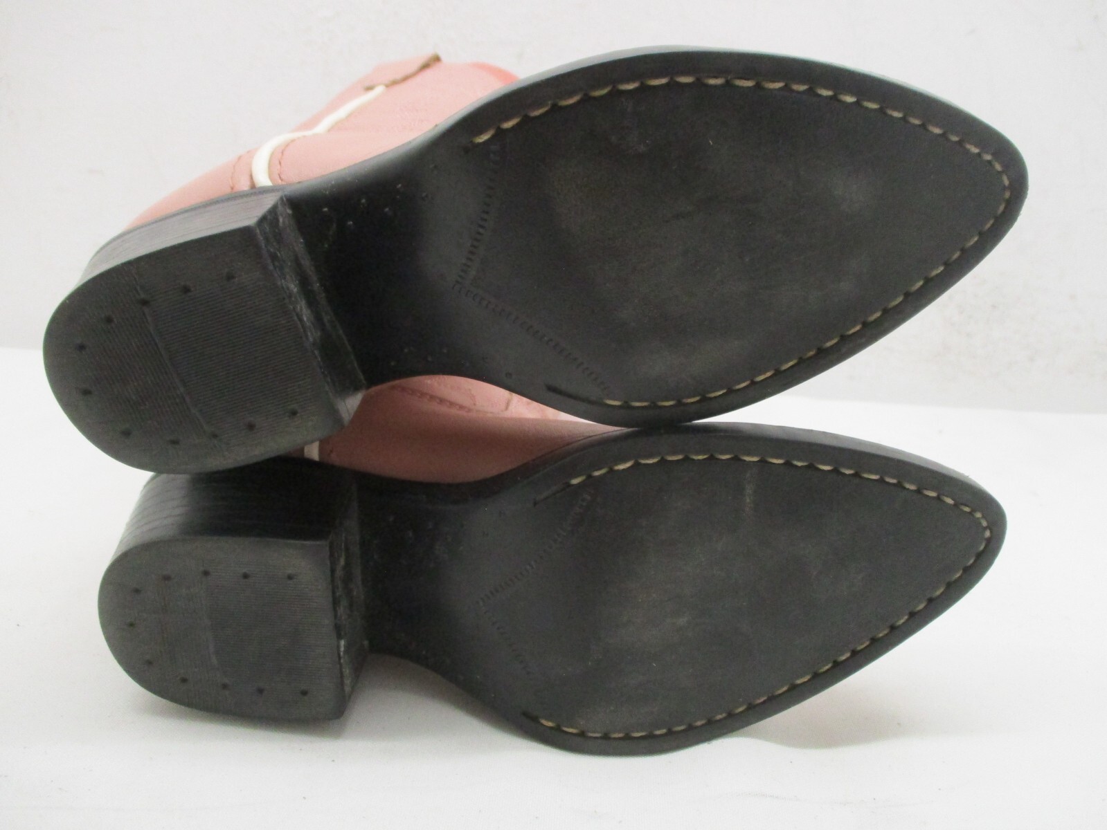 A JAMA PRODUCT Little Kid Size 12.5 Pink Leather Pointed Toe Cowboy Boots