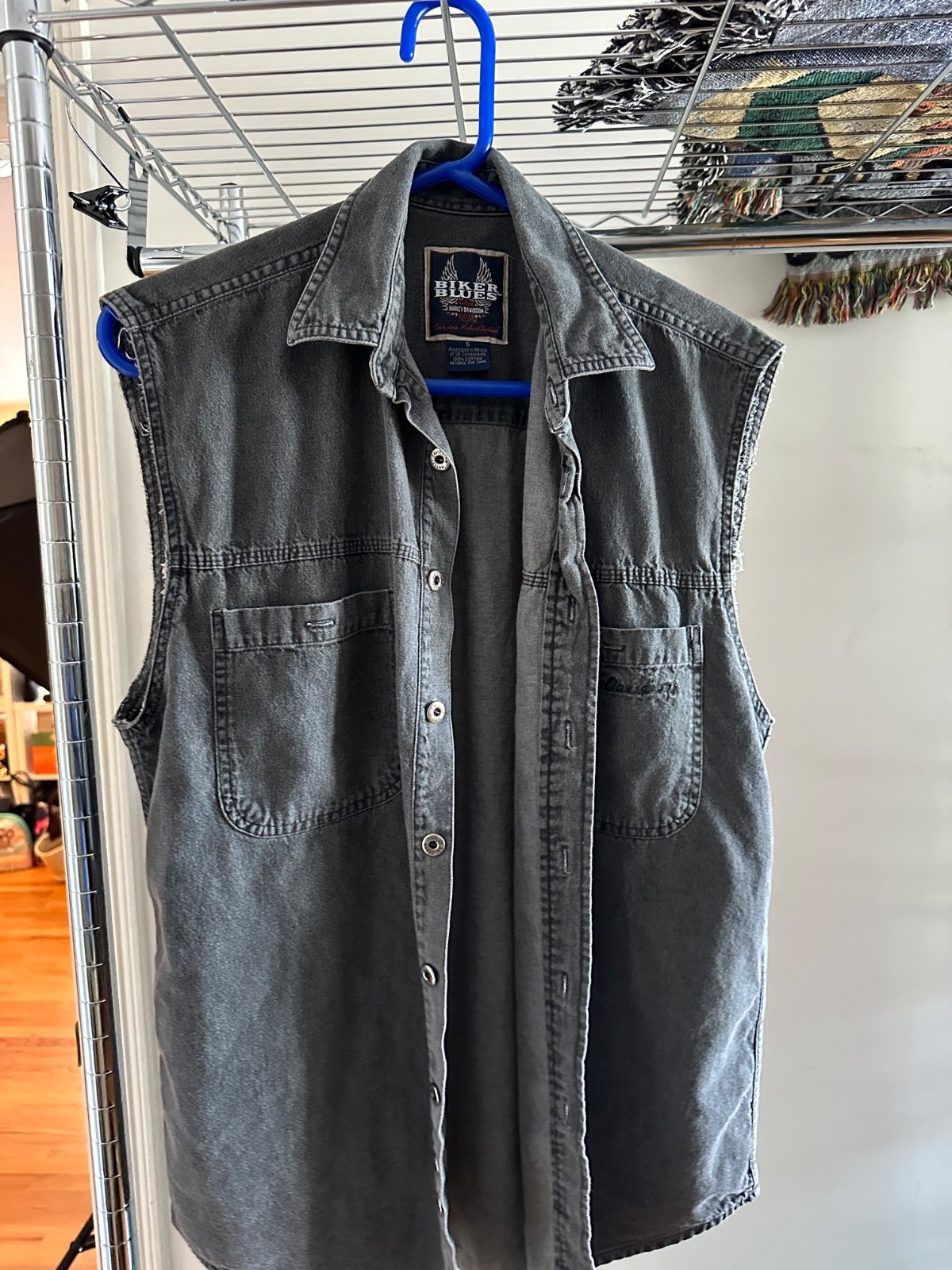 Harley Davidson Biker Blues Vest Small