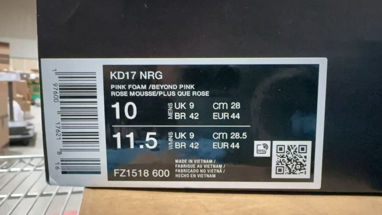 Nike KD 17 NRG Aunt Pearl Men’s-FZ1518-600