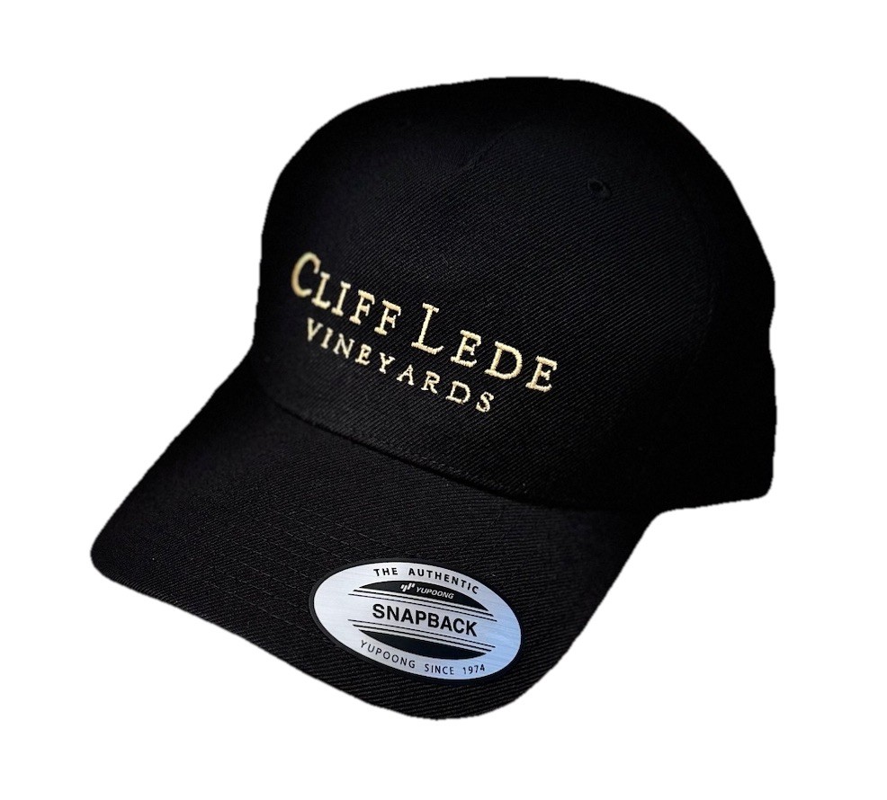 Cliff Lede Vineyards snapback Hat The Classics By Yupopng Acrylic/Wool Black