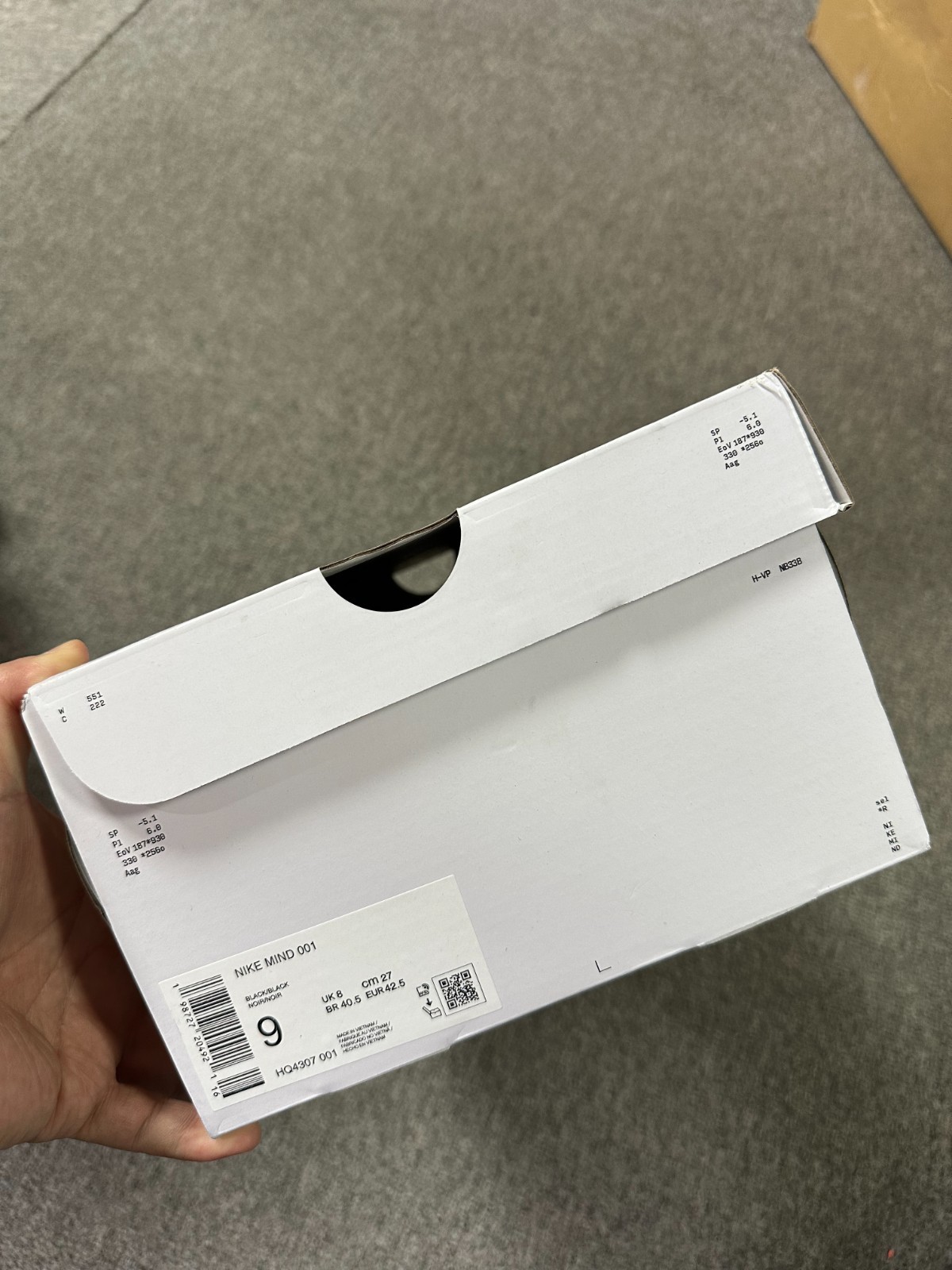 New Nike Mind 001 Mule, Model HQ4307-001,Black Men’s 1–2 Sizes Larger than Sneak