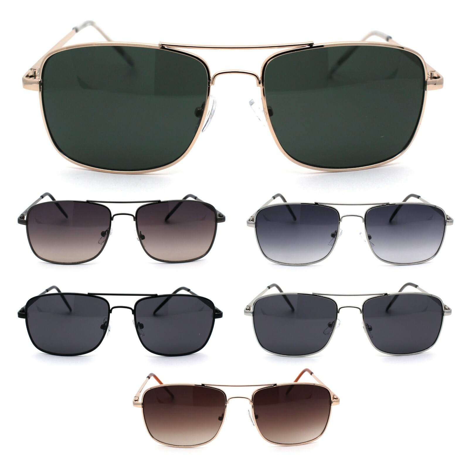 Mens Air Force Classic 90s Narrow Racer Pilots Sunglasses