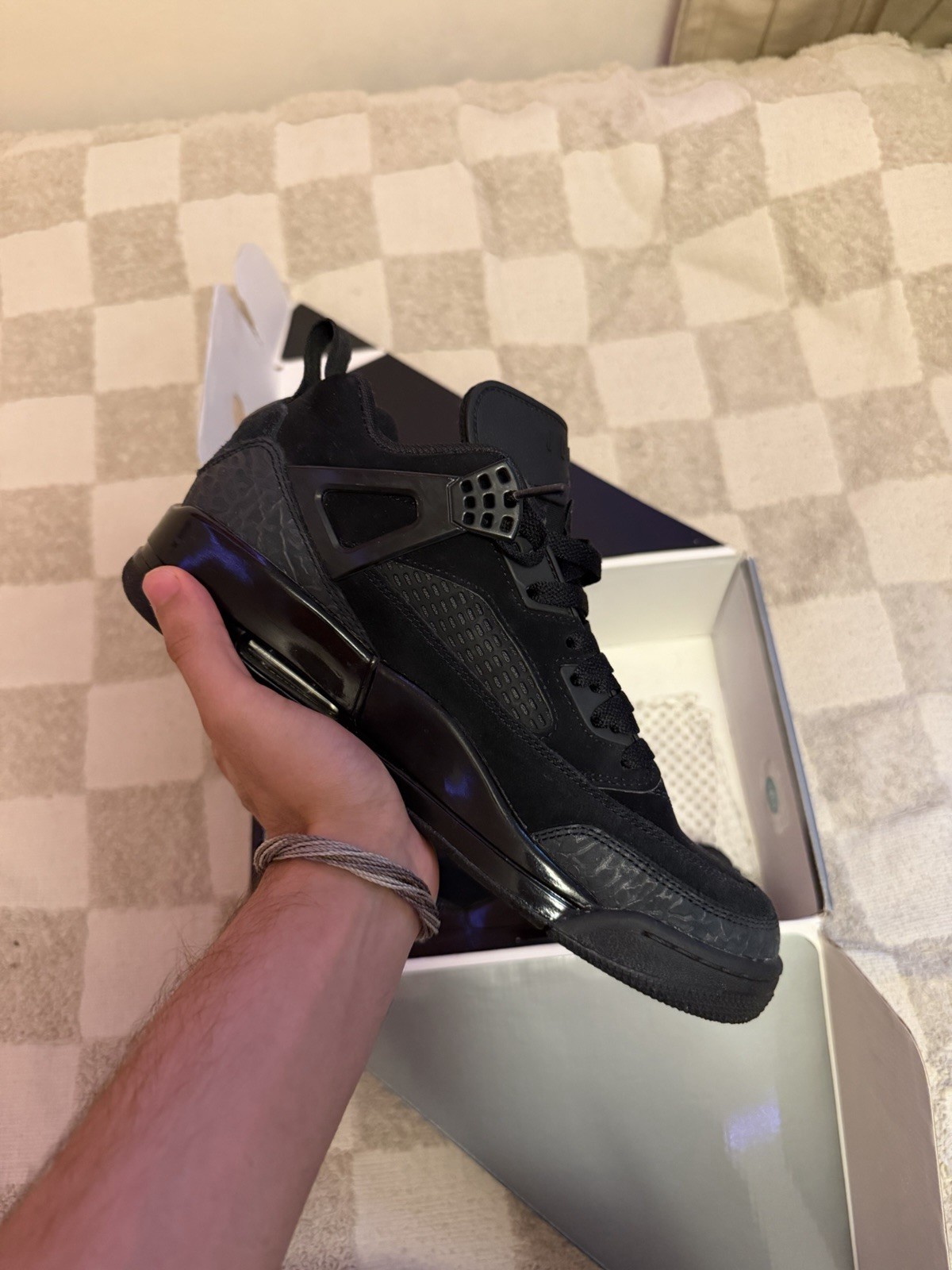 Jordan Air Jordan Spizike Low “Black Cat” Black/Anthracite Nubuck FQ1759-001