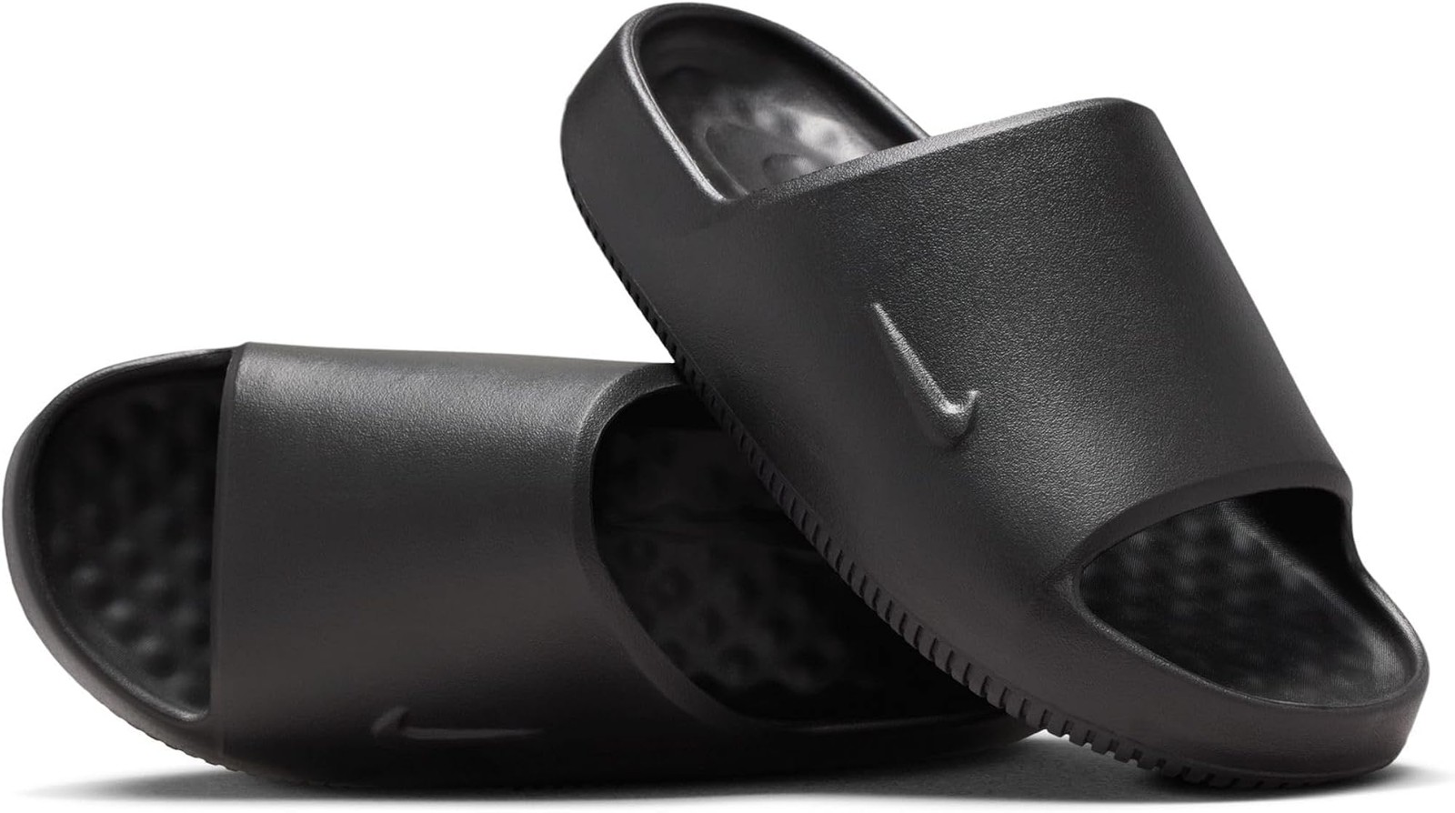 Nike Men’s Calm 2.0 Slides – Black/Black/Black – 13