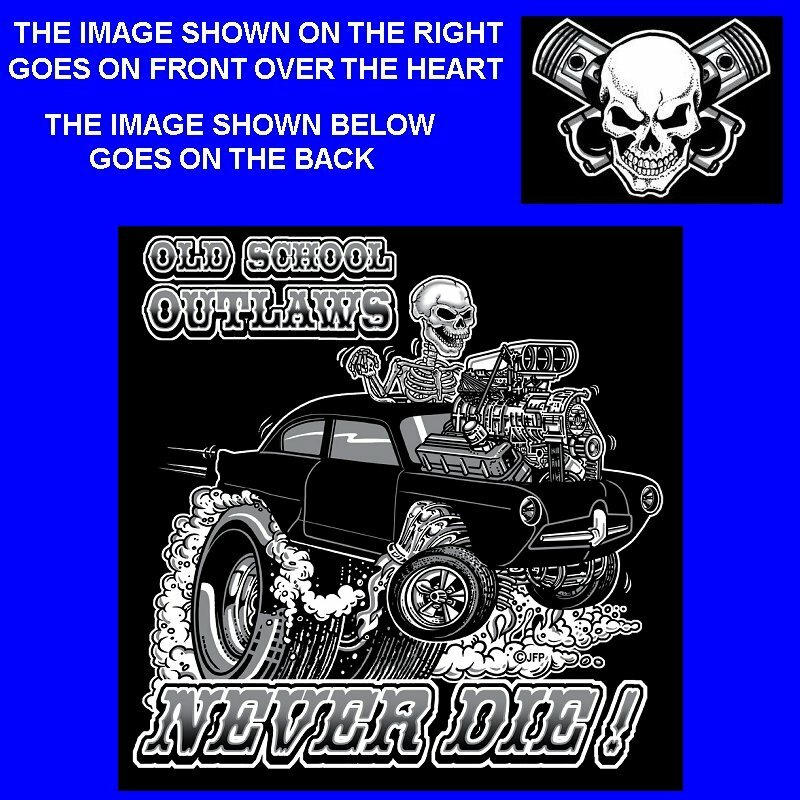 HENRY J KAISER OLD SCHOOL MUSCLE HOT ROD OUTLAW GASSER DRAG CAR SKULL WORK SHIRT