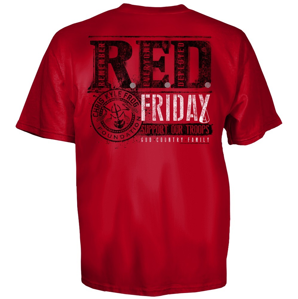 Chris Kyle Frog Foundation Red Friday T-Shirt XXL only. American Sniper Licensed