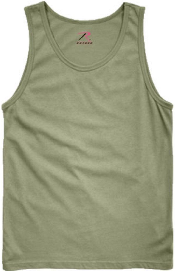 OD GREEN OLIVE DRAB ROTHCO 6701 MENS TANK TOPS ARMY CAMO GREEN T-SHIRT S TO 3X