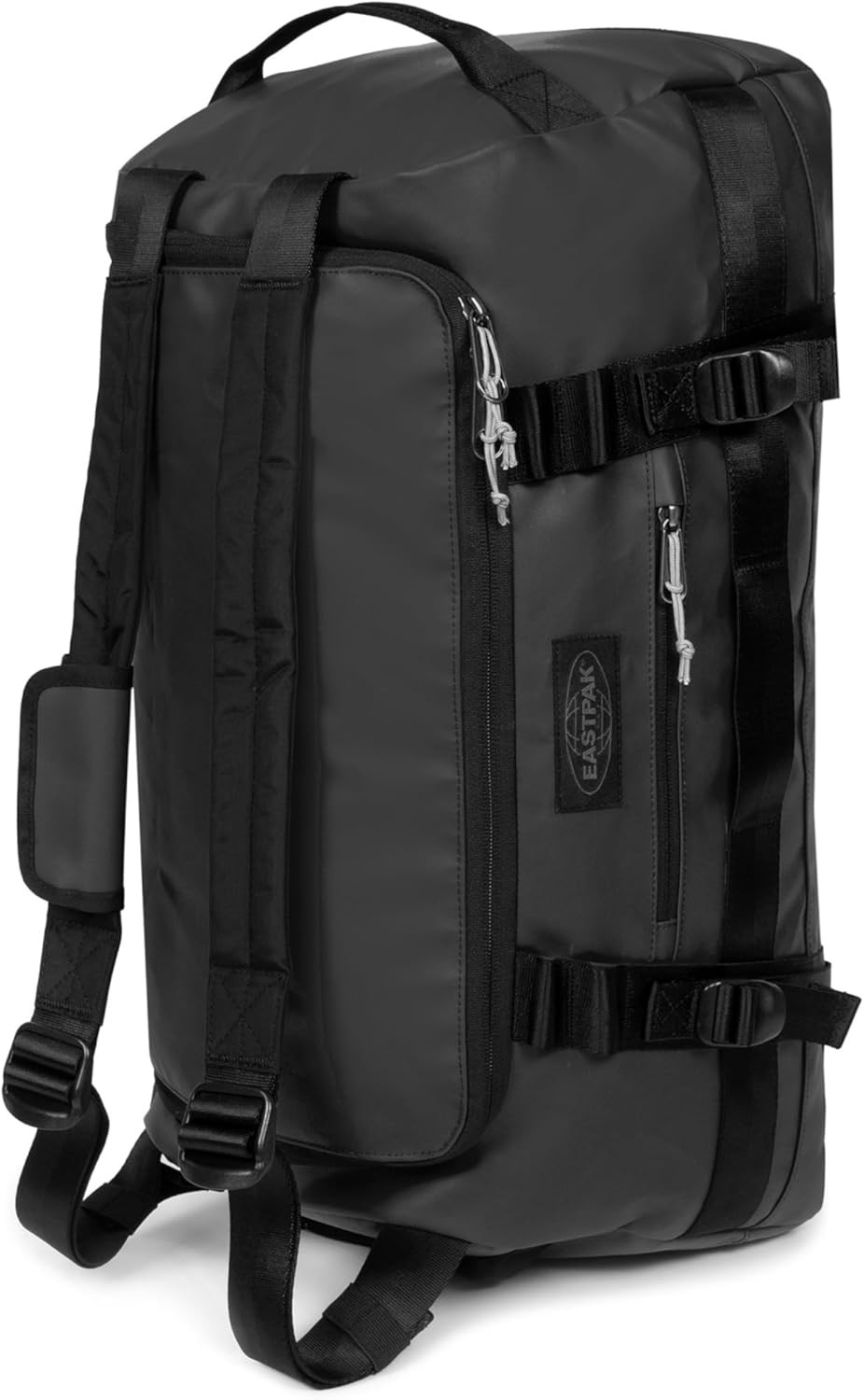70L Waterproof Duffel Bag with Backpack Straps & Multiple Pockets