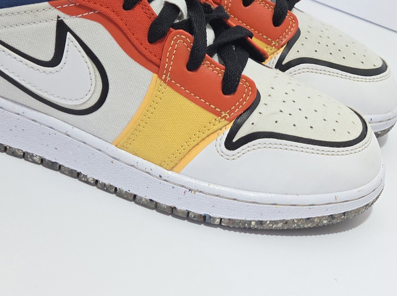 Air Jordan 1 Mid SE GS ‘Multi-Color Canvas’ Size 7Y PREOWNED