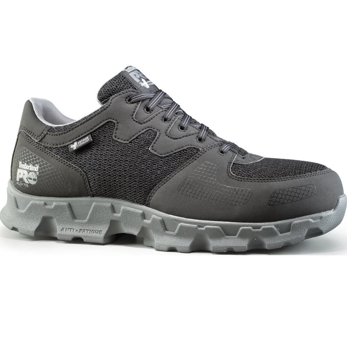 Timberland Pro Powertrain ESD Alloy Toe Mens Black Wide Work & Safety Shoes NIB
