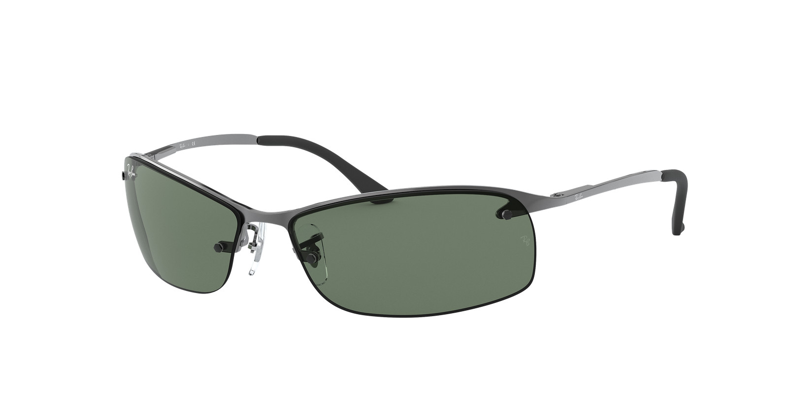 Ray-Ban RB3183 Polished Gunmetal/Dark Green 63 mm Sunglasses RB3183 004/71 63-15