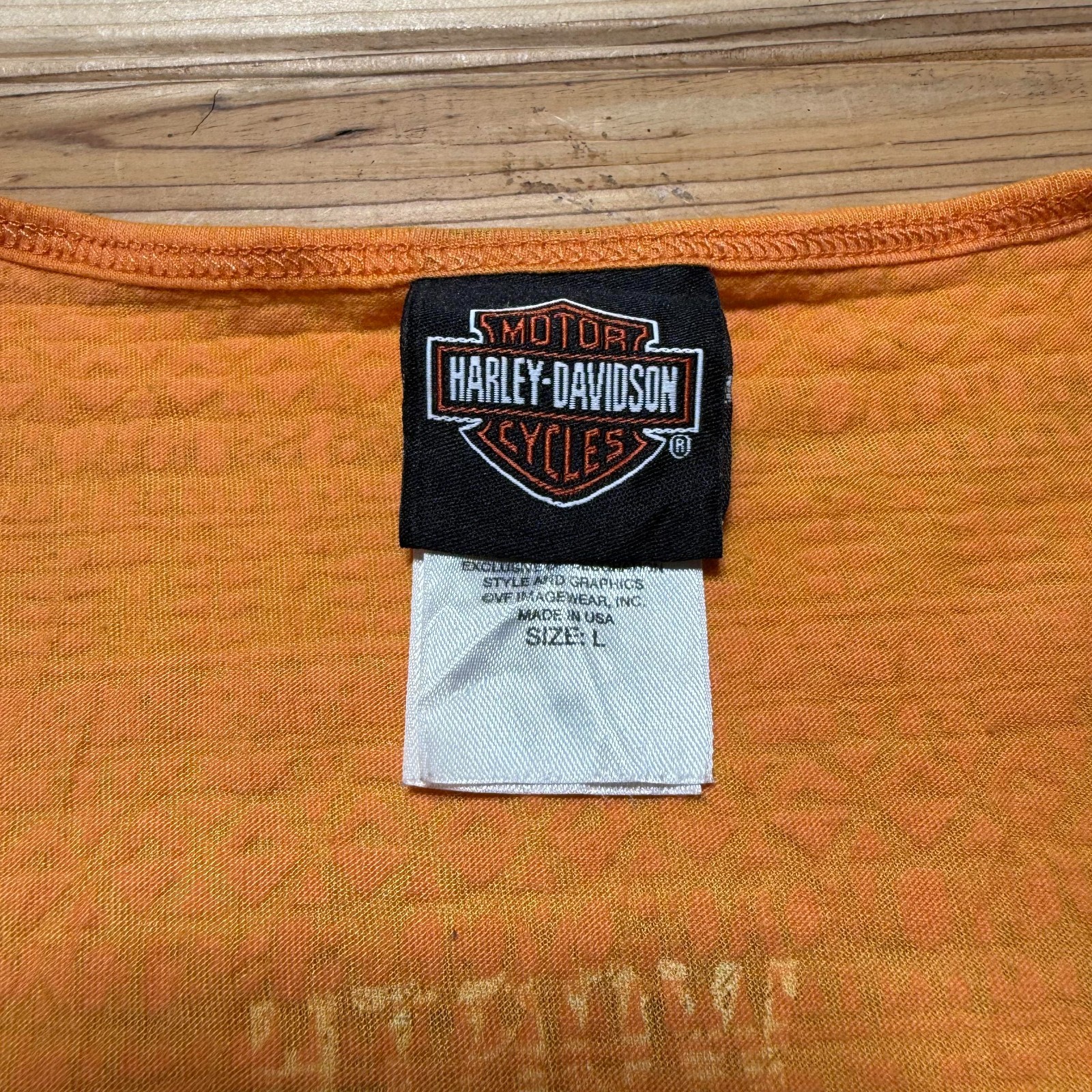 Vintage Y2K Harley Davidson Worth Kansas City Missouri Biker Tank Top Large