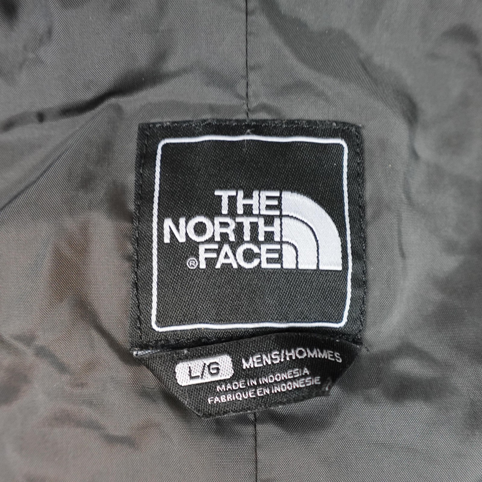 The North Face Goretex Jacket Mens Large Blue Hooded Ski Snow Shell Waterproof