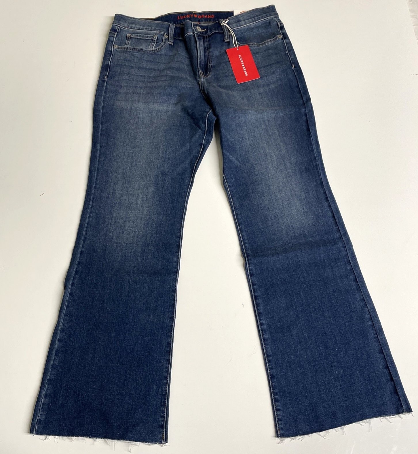 Lucky Brand Sweet Mid Rise Bootcut Stretch Jeans Hermes Cut Women’s 14/32 Ankle