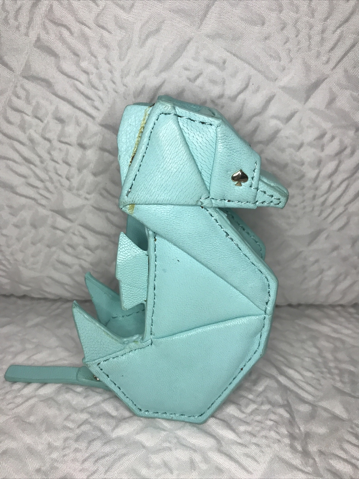 Kate Spade New York Breath of Fresh Air Origami Seahorse Coin Purse Super Rare