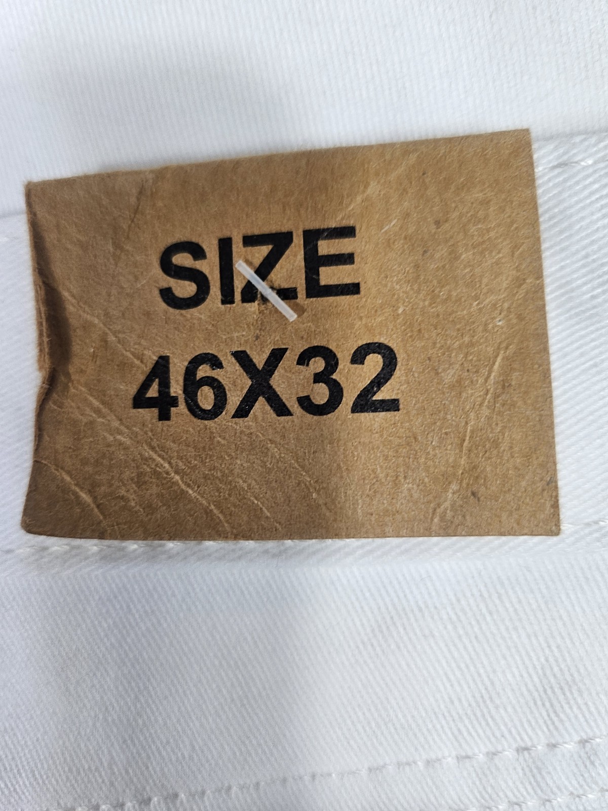 Men’s Workwear Pants 44×32 Wrangler White Carpenter Hammer Loop READ DESCRIPTION