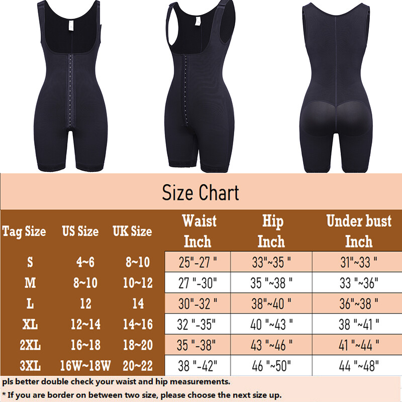 Fajas Colombianas Reductoras Post Surgery BBL Stage 2&3 Shapewear Body Shaper US