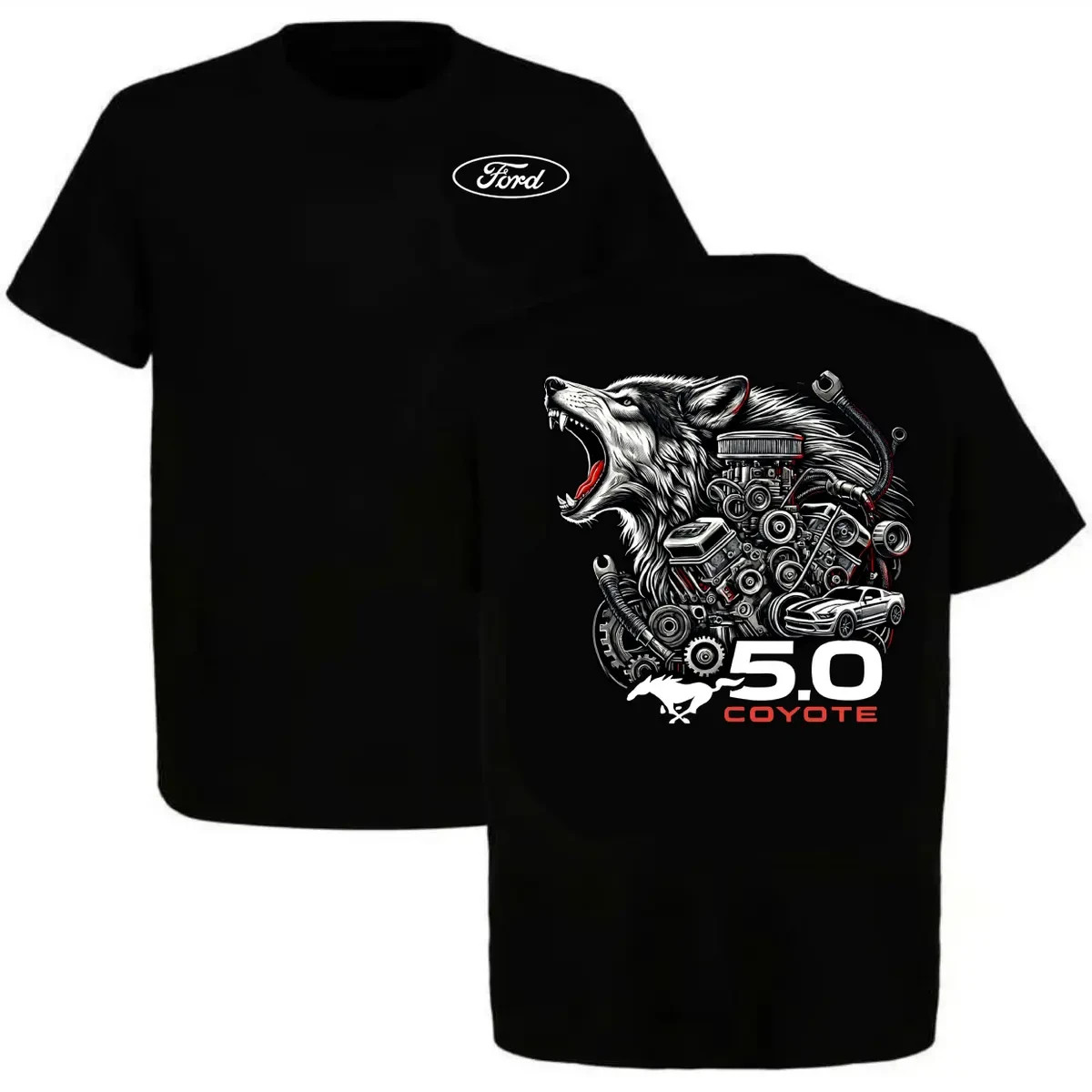 Ford Mustang GT 5.0 Coyote T-Shirt – Classic Muscle Car Graphic Tee