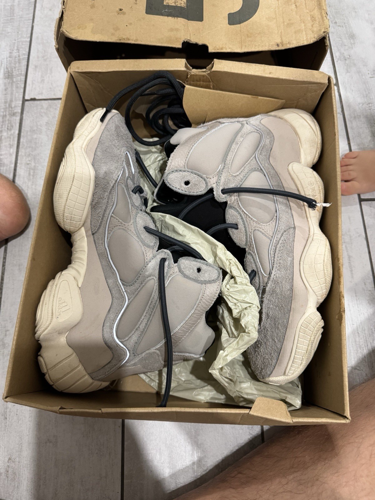 Adidas Yeezy 500 High Mist Stone Size US 9.5