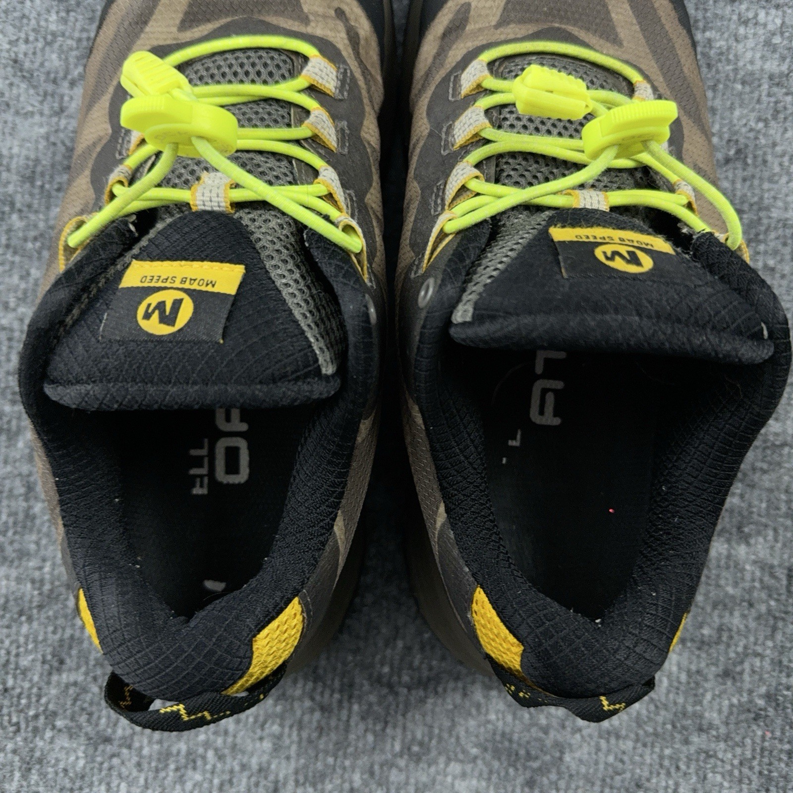 Merrell Mens Moab Speed J067087 Brown Black Hiking Trail Shoes Sneakers Size 8.5