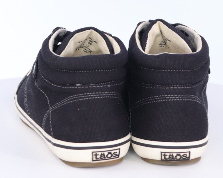 Taos Top Star Women’s High Top Sneakers Shoes Size 8 Canvas Black