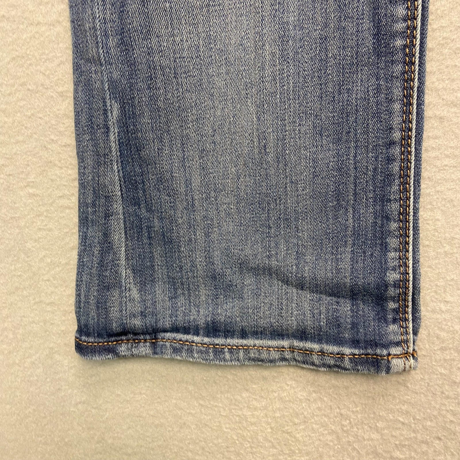Express Mens Blue Denim Skyscraper Stella Low Rise Bootcut Jeans No Size Tag