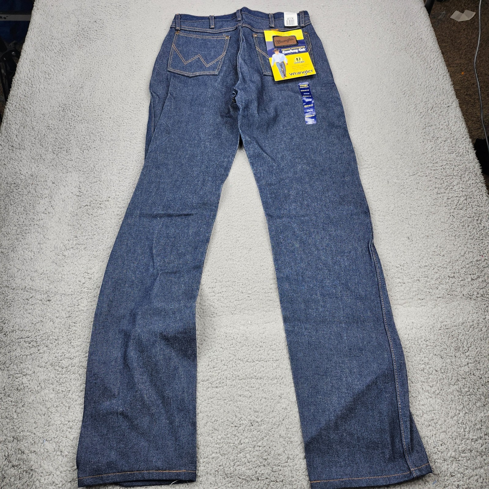 Wrangler Jeans Mens 33×38 Blue Cowboy Cut Denim Western Rodeo 47MWZ NEW NWT