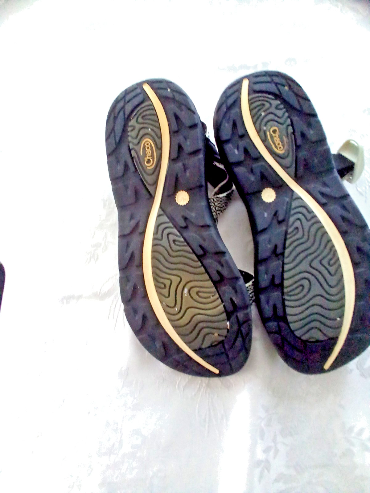 Chaco Womens Z/Volv 2 Cloud Sandals Size 8 Ecotread Verdent Black Trac Wet/Dry