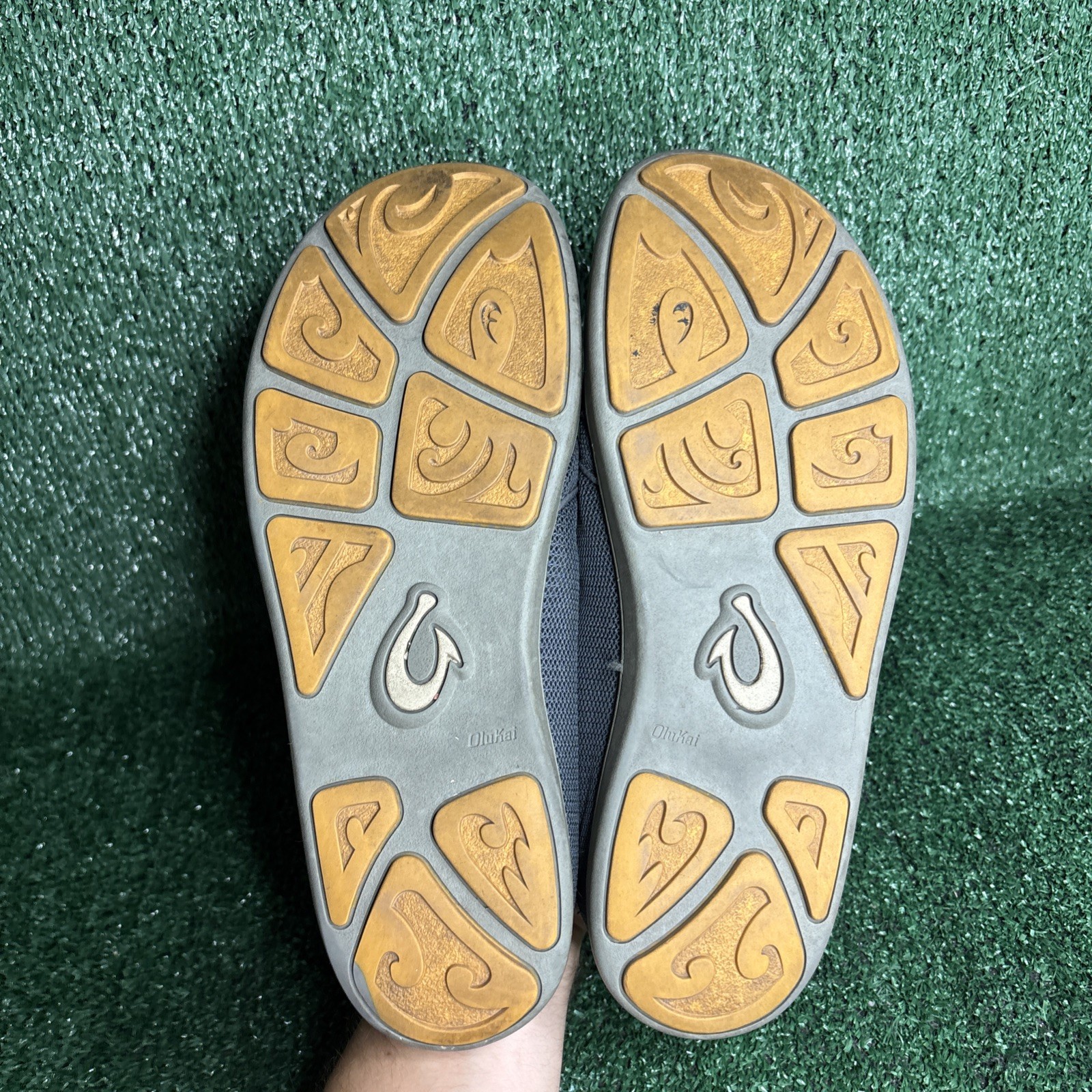 Olukai Men’s Nohea Mesh Slip On Sneakers Gray Loafers Men’s 12