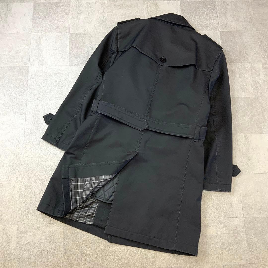 BURBERRY BLACK LABEL Nova Check Trench Coat