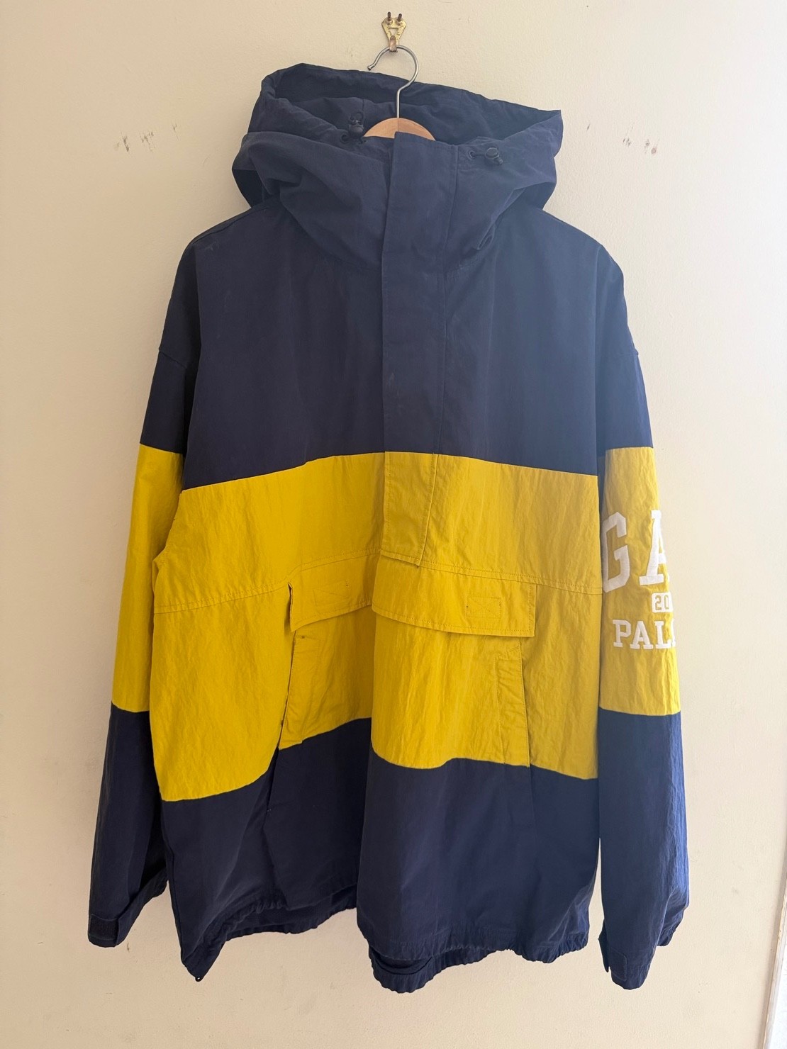 GAP x Palace Jacket – Yellow and Navy Blue Size X-Large – NWT!!!