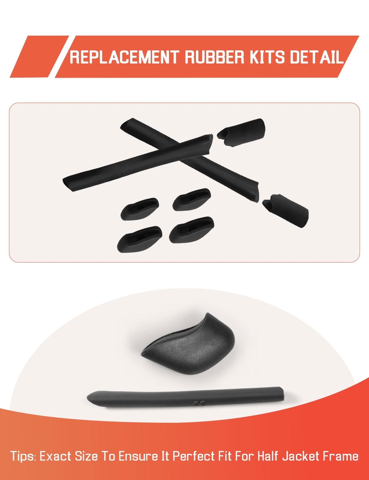 TargetVision Replacement Earsocks & Nosepad For Half Jacket/Half Jacket XLJ