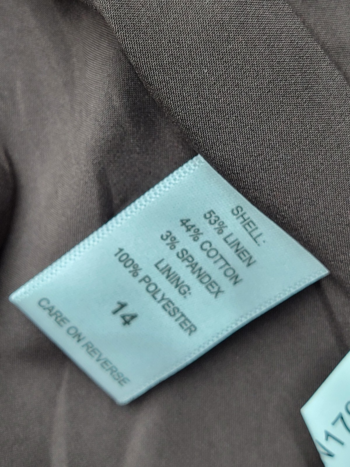 New York & Co Women Blazer 14 Gray Modern Heather Collared Lapel Button Buttons