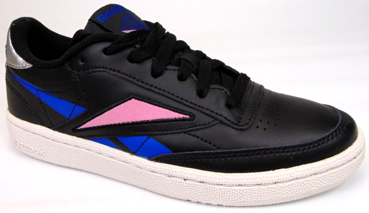 NEW! Reebok Club C 85 Casual Classic Sneakers Women’s Size 7.5 M, Black Leather