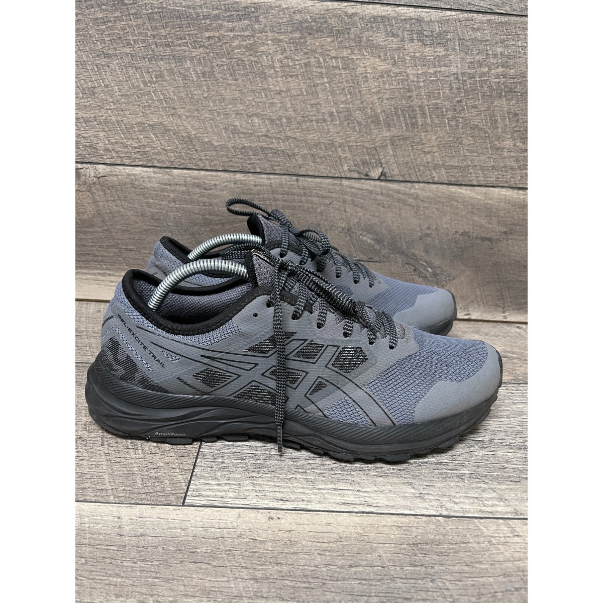 Asics Gel-Excite Trail 1011B194-021 Men 11 Running Shoe Metropolis Black Sneaker