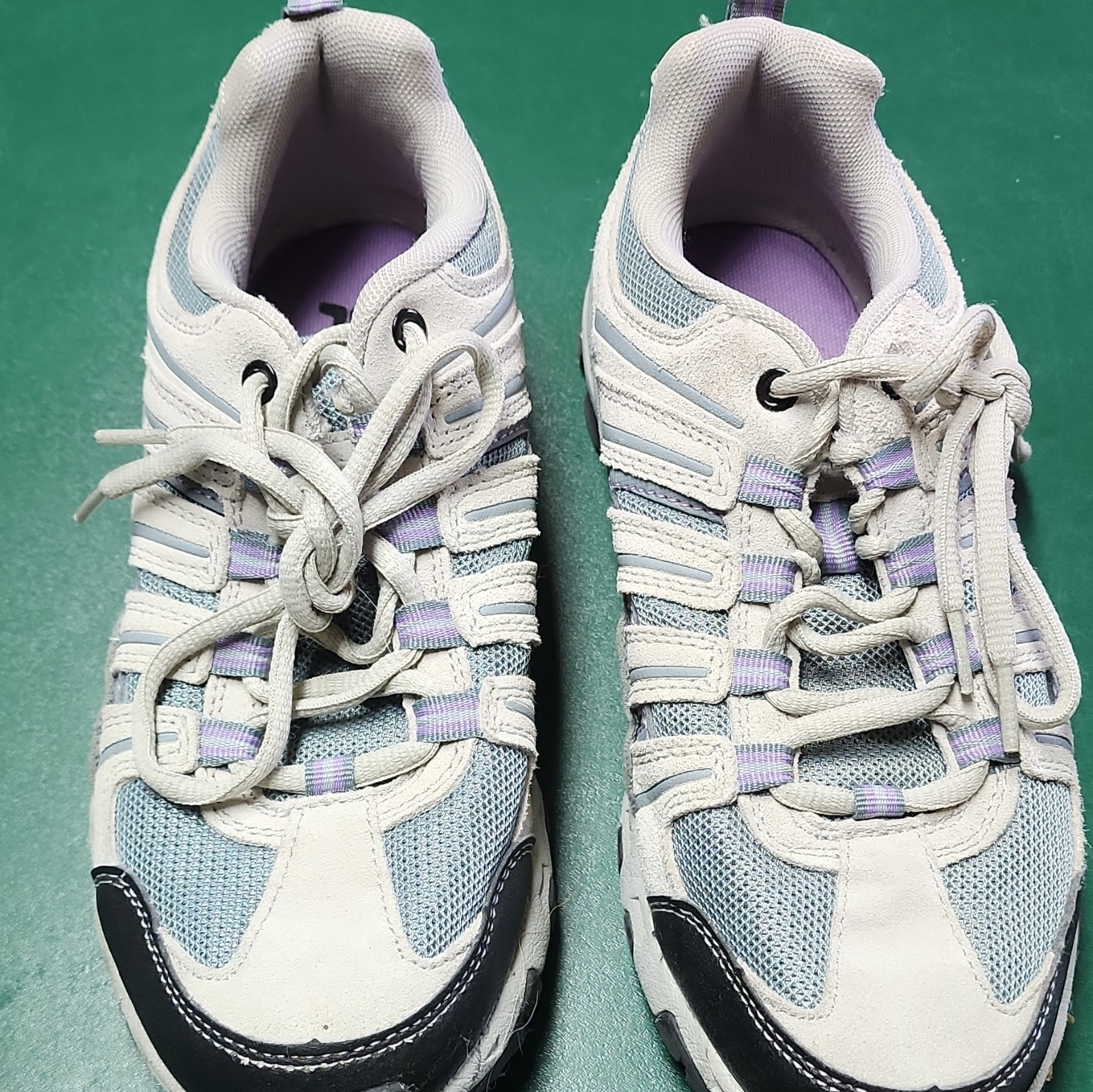 FILA Women’s Low Top Lace-Up Athletic Sneakers Colorblock White/Blue/Purple