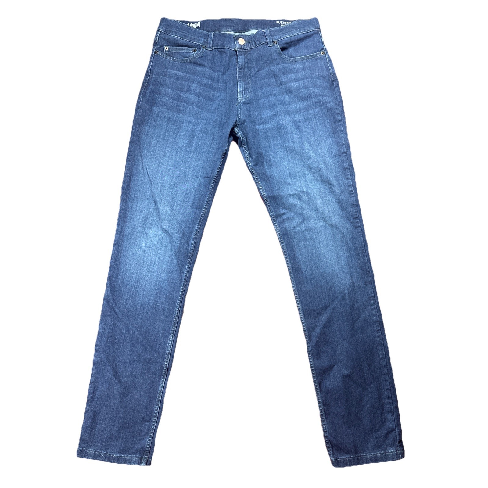 Mugsy Jeans Mens 36×36 Fultons 5 Pocket Straight Stretch Denim