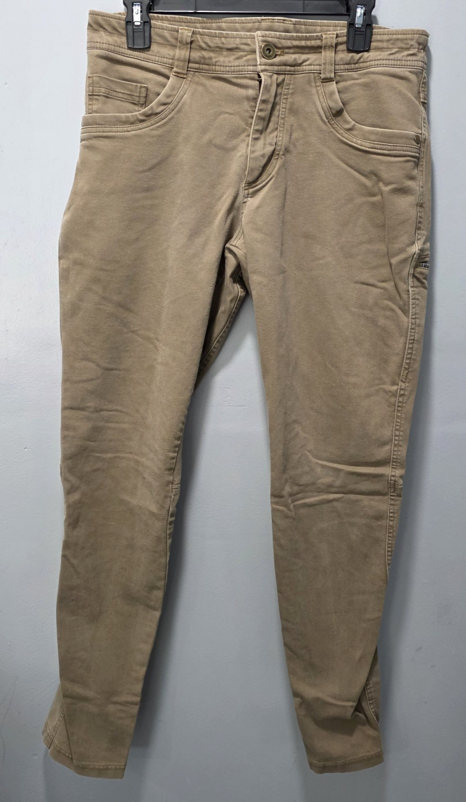 Kuhl Pants Mens 32×34 brown Resistor Lite jean tapered Performance Hiking Pants