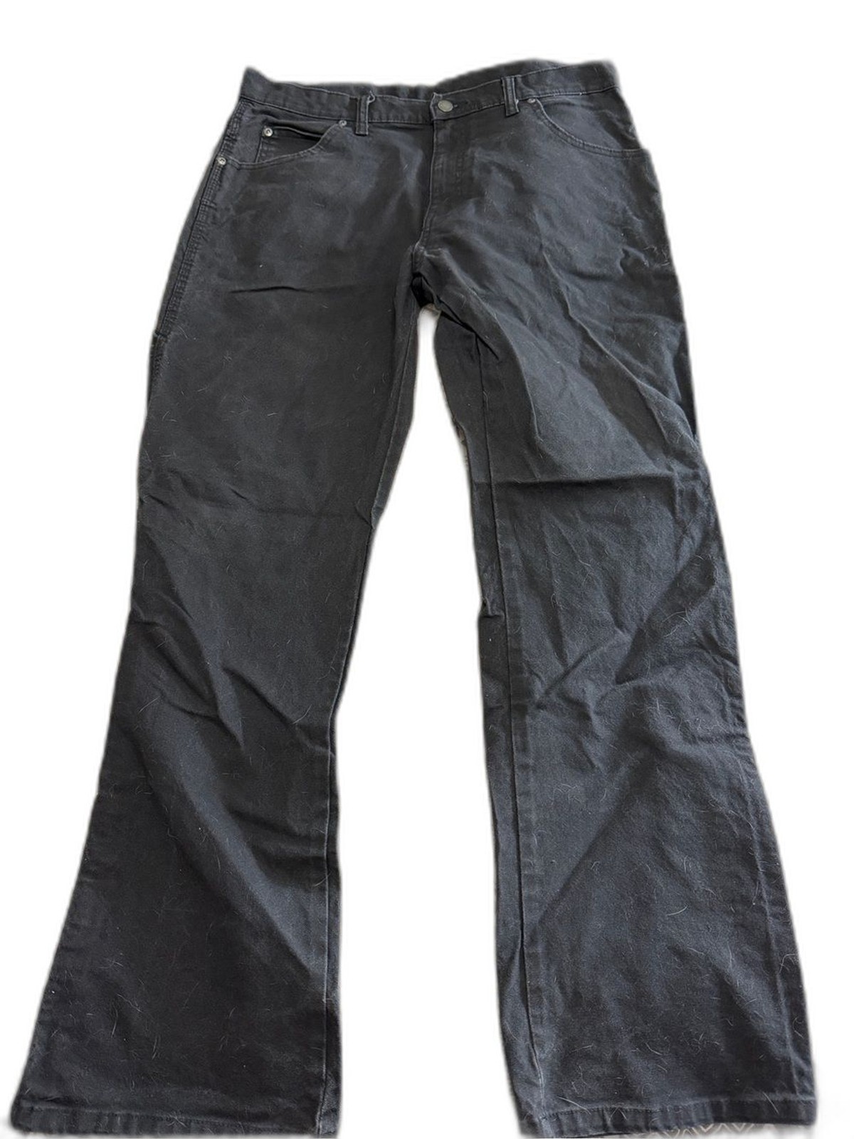 Dickies Men’s Black Carpenter Work Pants 33×32 Relaxed Fit Straight Leg Utility