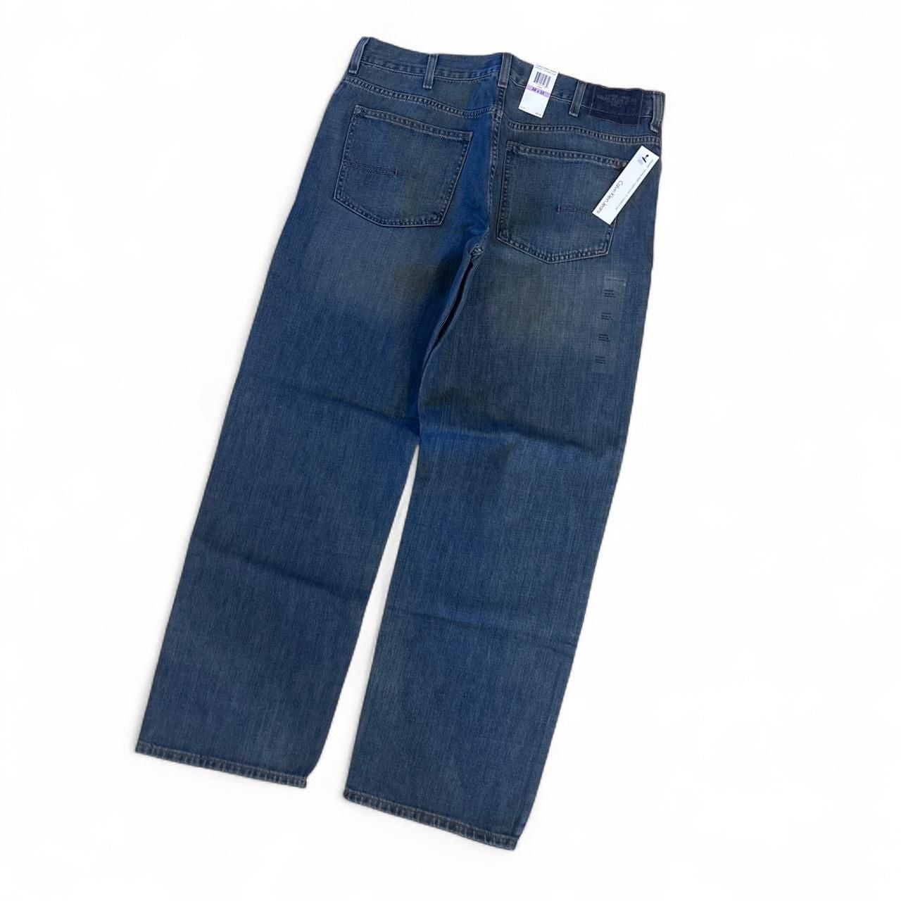 Calvin Klein Jeans Straight Leg Blue Denim Pants