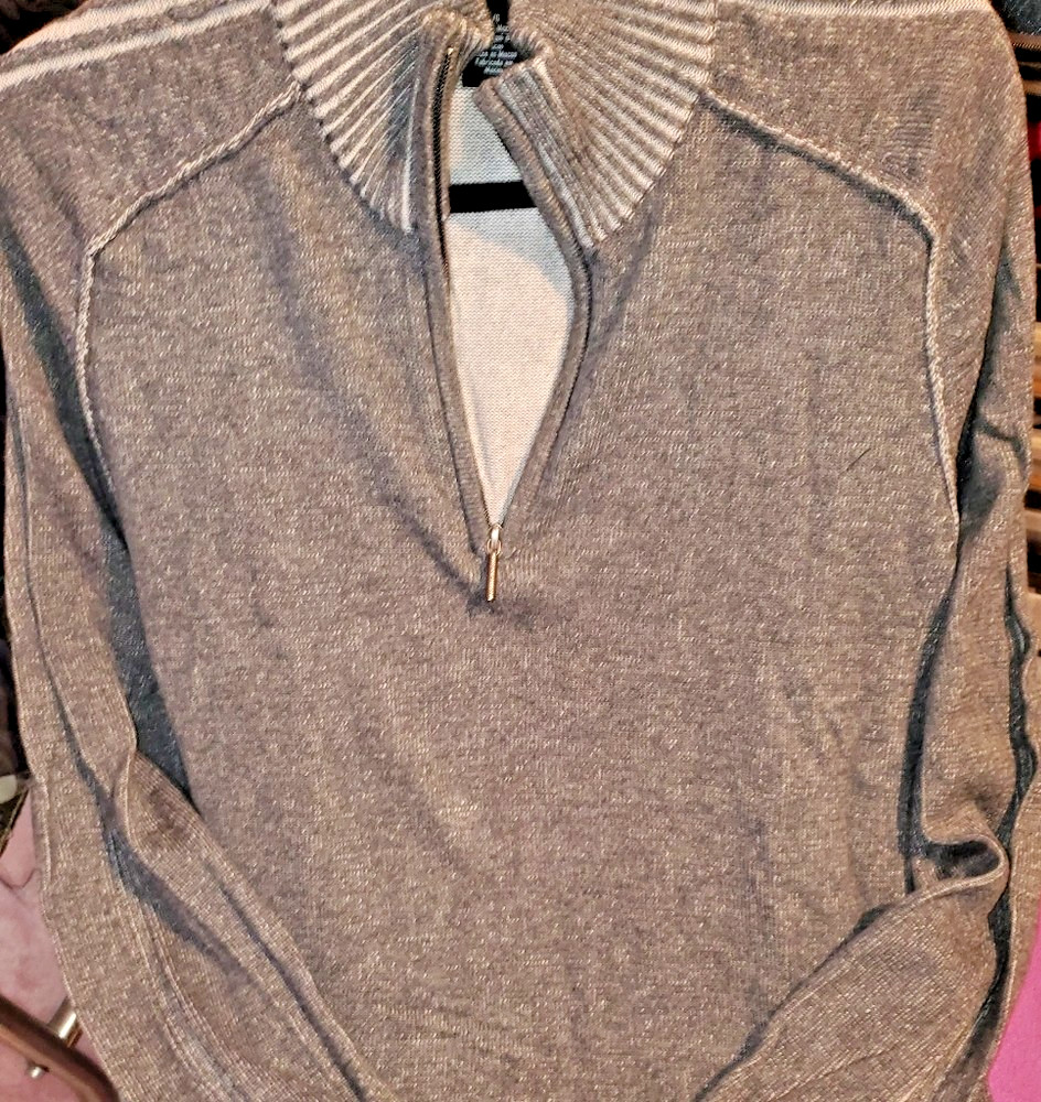 Calvin Klein Half Zip Pullover Sweater L